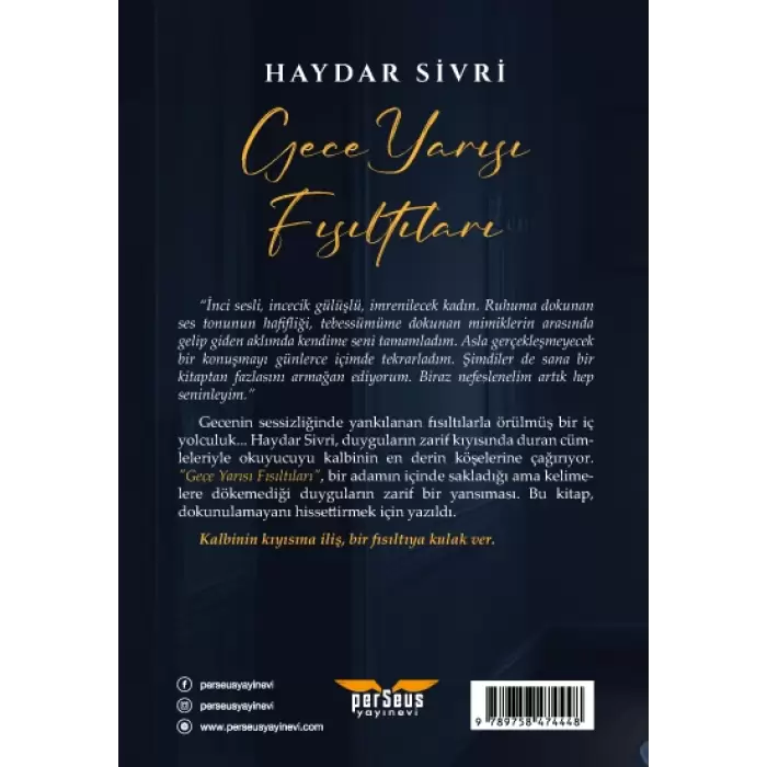 Gece Yarısı Fısıltıları- Haydar Sivri- Perseus Yayınevi