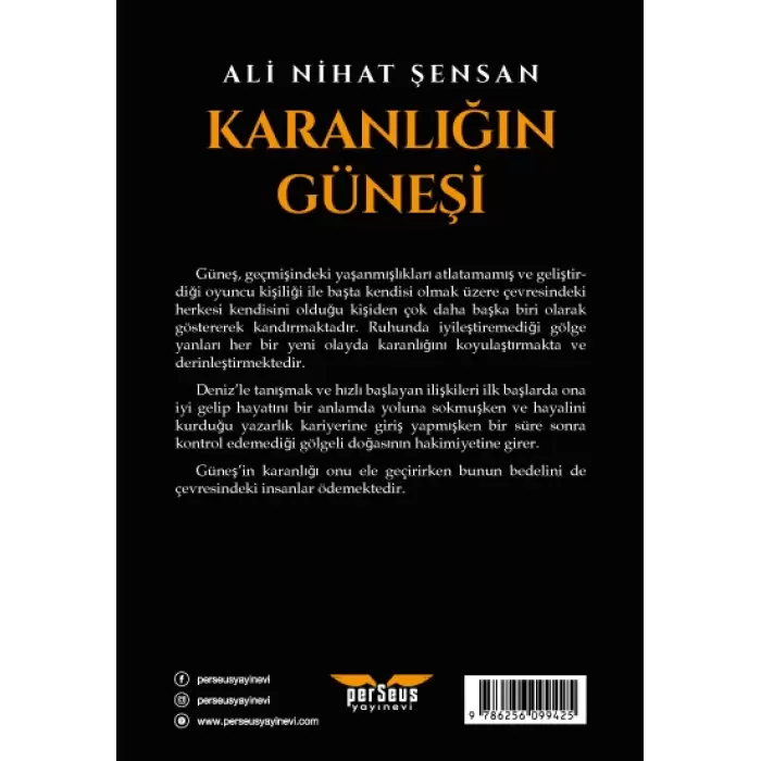 Karanlığın Güneşi -Ali Nihat Şensan - Perseus Yayınevi