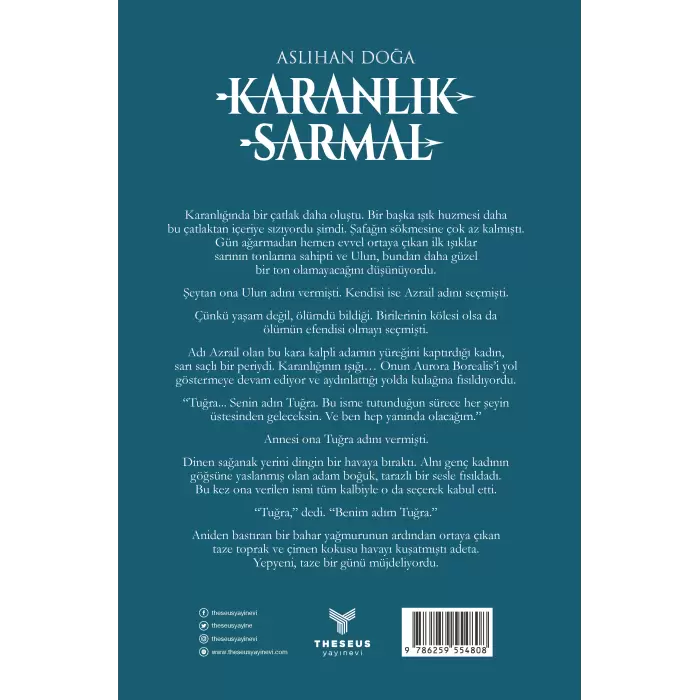 Karanlık Sarmal 3. Kitap - Aslıhan Doğa - Theseus Yayınevi -Özel İmzalı Baskı
