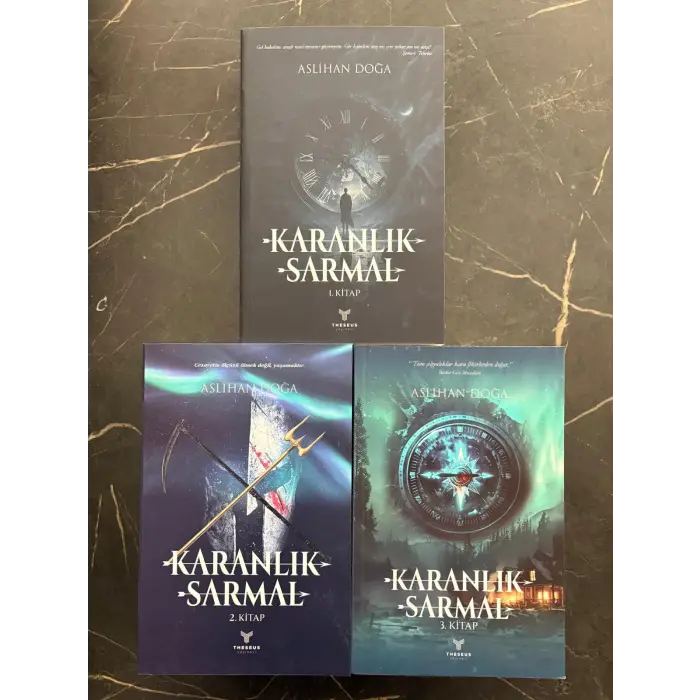 Karanlık Sarmal Serisi - Aslıhan Doğa- Theseus Yayınevi- (Karanlık Sarmal 1- Karanlık Sarmal 2- Karanlık Sarmal 3)