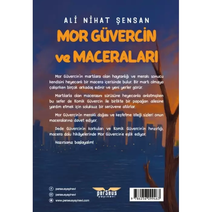 Mor Güvercin ve Maceraları- Ali Nihat Şensan- Perseus Yayınevi