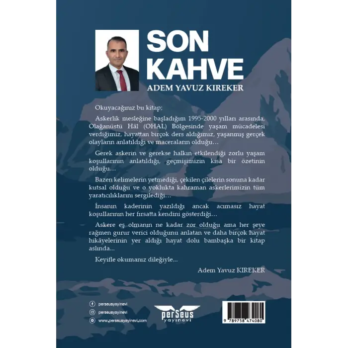 Son Kahve 4. Baskı- Adem Yavuz Kıreker - Perseus Yayınevi -