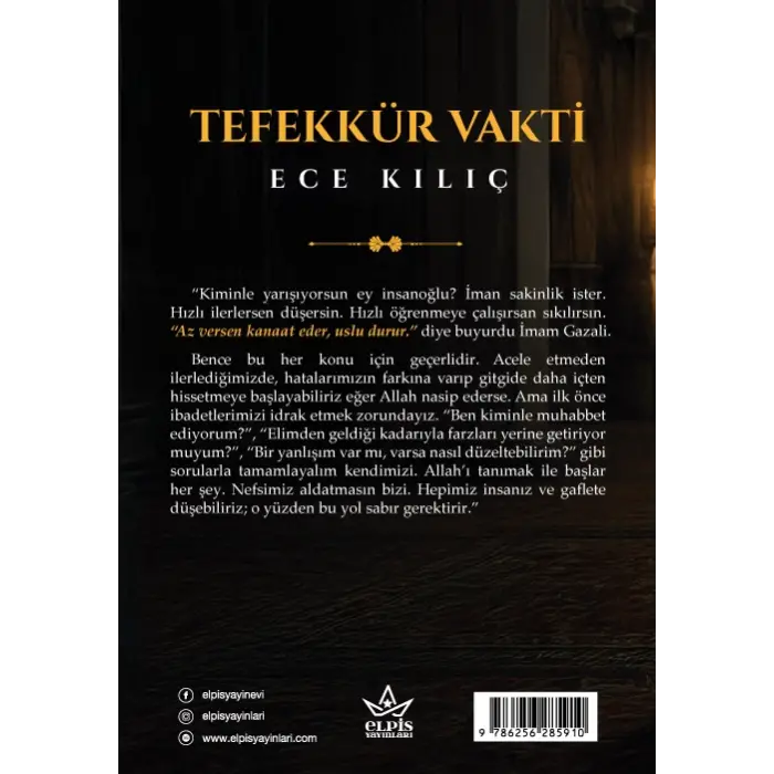 Tefekkür Vakti - Ece Kiliç - Elpis Yayınları