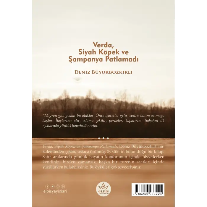 Verda, Siyah Köpek ve Şampanya Patlamadı - Deniz Büyükbozkırlı - Elpis Yayınları -