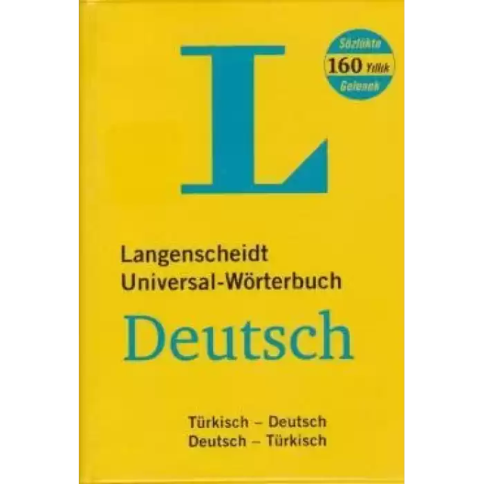 Langenscheidt Universal-Worterbuch Türkisch Türkisch-Deutsch / Deutsch-Türkisch