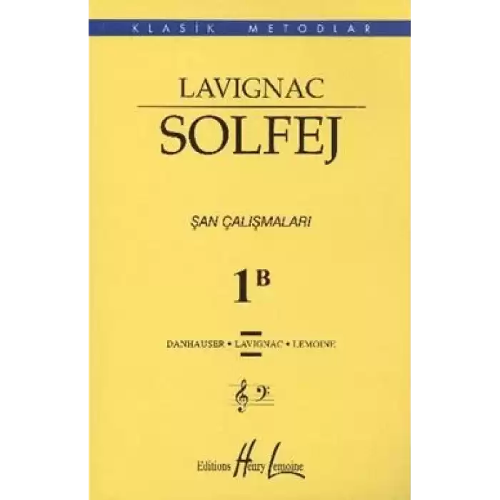 Lavignac Solfej 1B (Büyük Boy)