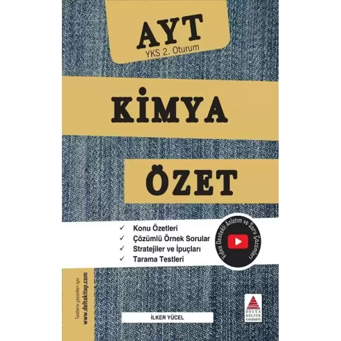 AYT Kimya Özet (YKS 2. Oturum)