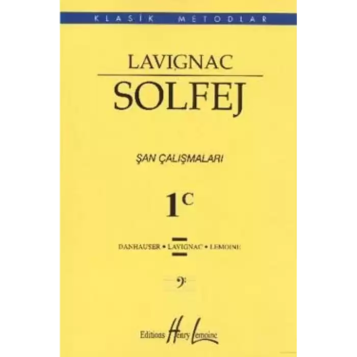 Lavignac Solfej 1C - Küçük Boy