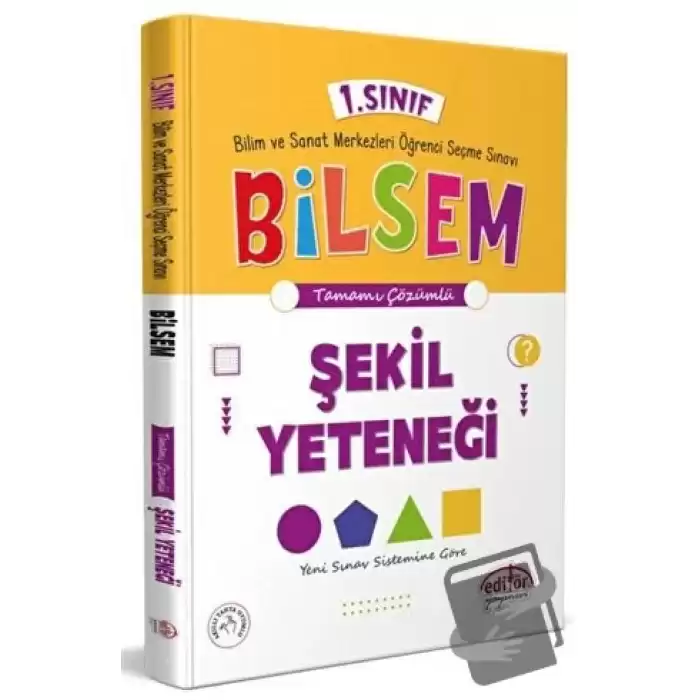 1. Sınıf Bilsem Hazırlık Şekil Yeteneği Tamamı Çözümlü