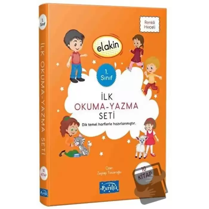 1. Sınıf Elakin İlk Okuma-Yazma Seti (10 Kitap Takım)