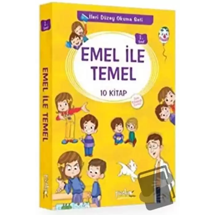 1. Sınıf Emel İle Temel Serisi (10 Kitaplık Set)