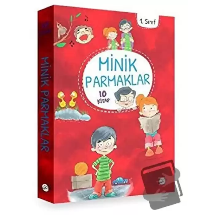 1. Sınıf - Minik Parmaklar 10 Kitap (Düz Yazı)