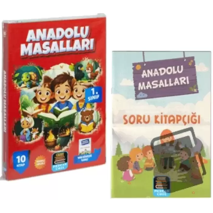 1. Sınıf Okuma Seti Anadolu Masalları 10 Kitap + Soru Kitapçığı İlaveli