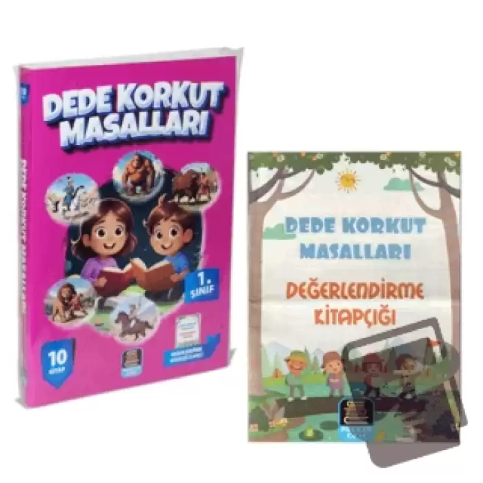 1. Sınıf Okuma Seti Dede Korkut Masalları 10 Kitap + Değerlendirme Kitapçığı İlaveli