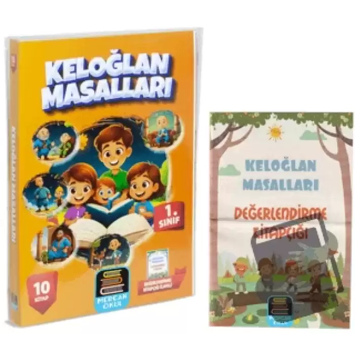 1. Sınıf Okuma Seti Keloğlan Masalları 10 Kitap + Değerlendirme Kitapçığı İlaveli