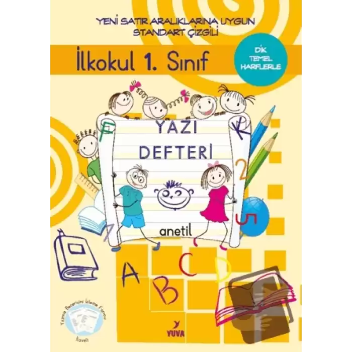 1. Sınıf Yazı Defteri Standart Çizgili