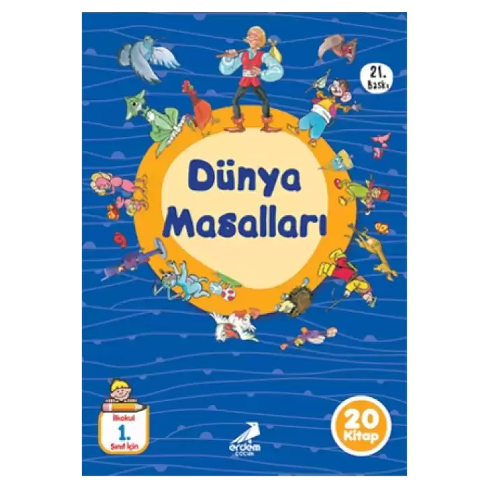 1. Sınıflar İçin Dünya Masalları Dizisi - 20 kitap