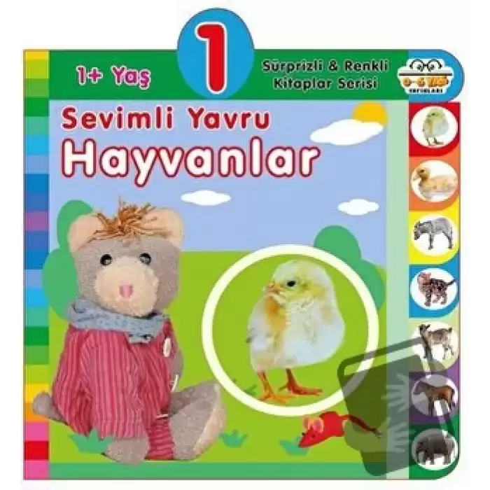 1+ Yaş Sevimli Yavru Hayvanlar (Ciltli)