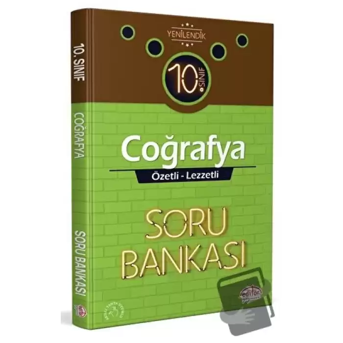 10. Sınıf Coğrafya Özetli Lezzetli Soru Bankası