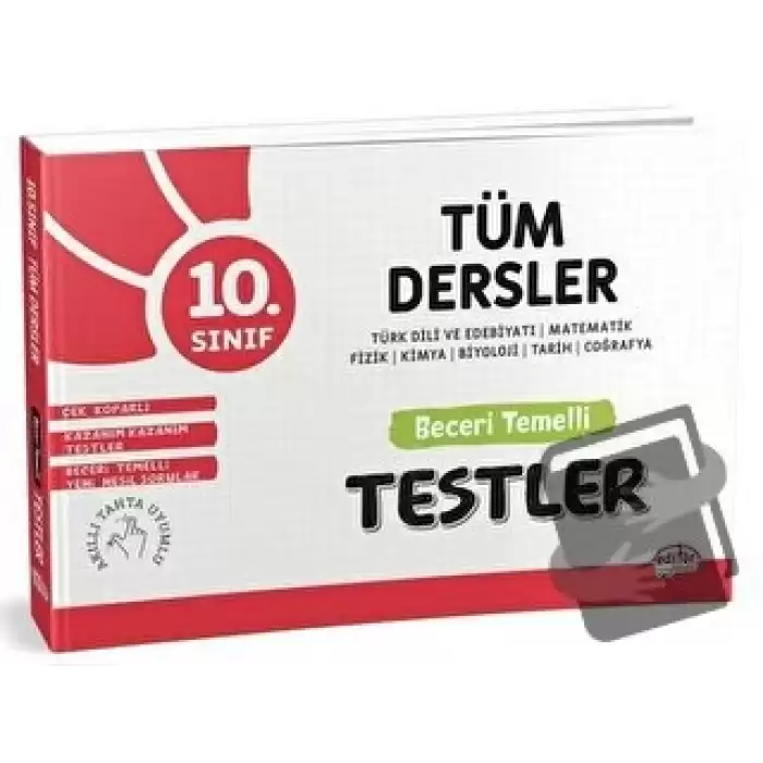 10. Sınıf Tüm Dersler Yeni Nesil Beceri Temelli Testler