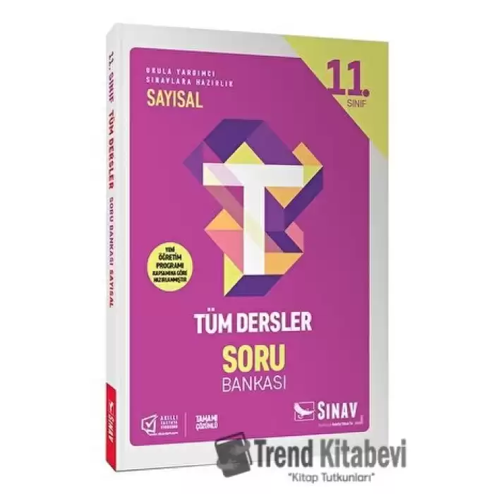 11. Sınıf Tüm Dersler Sayısal Soru Bankası