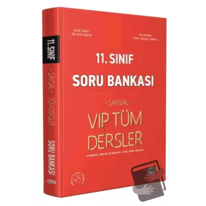 11. Sınıf Tüm Dersler Sayısal Soru Bankası Kırmızı Kitap