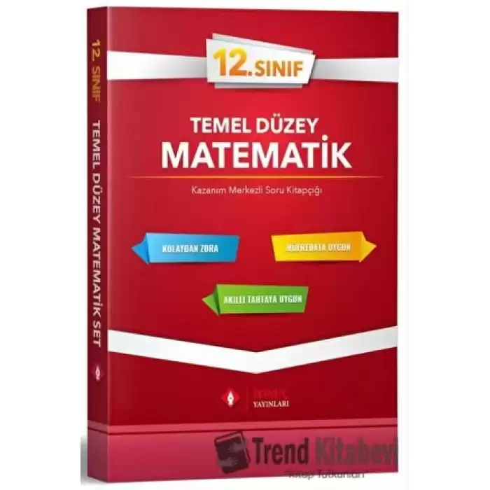 12. Sınıf Matematik Temel Düzey Tek Kitap