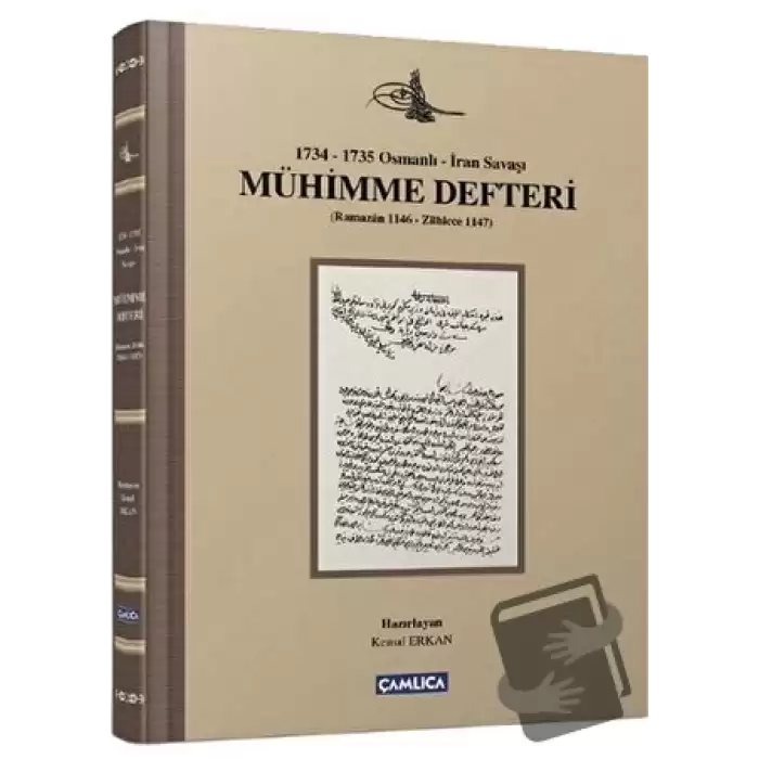 1734 - 1735 Osmanlı - İran Savaşı Mühimme Defteri (Ciltli)