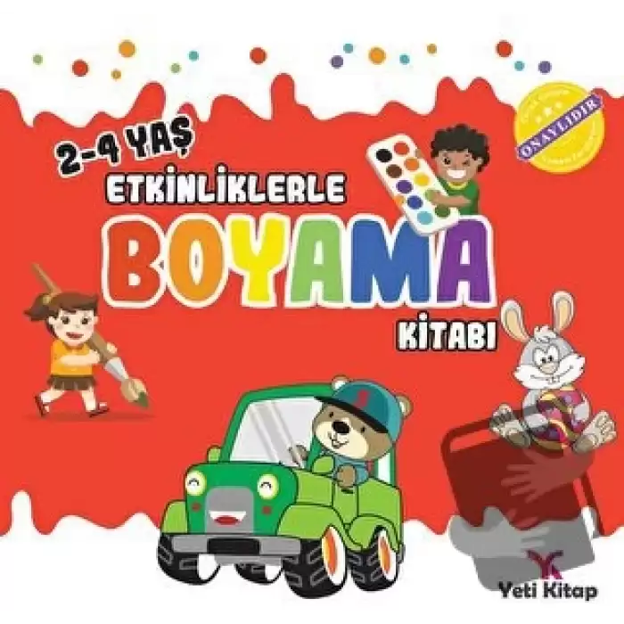 2 - 4 yaş Etkinliklerle Boyama Kitabı 1