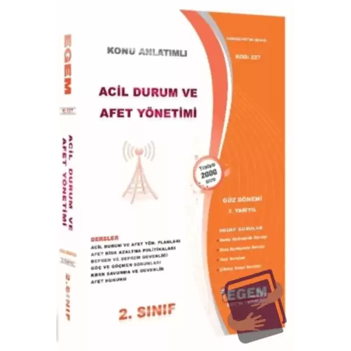 2. Sınıf 3. Yarıyıl Acil Durum Ve Afet Yönetimi Konu Anlatımlı Soru Bankası Güz Dönemi