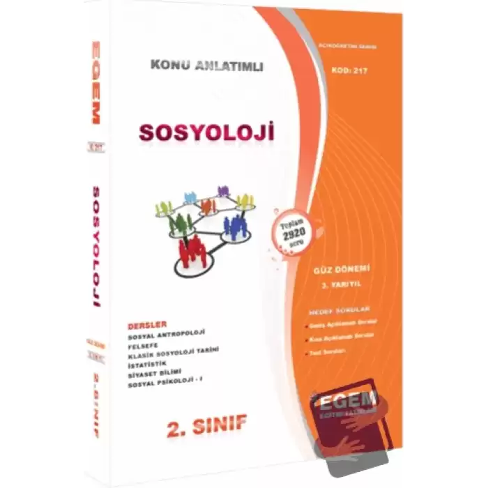 2. Sınıf Sosyoloji Konu Anlatımlı Soru Bankası-güz Dönemi (3. Yarıyıl)