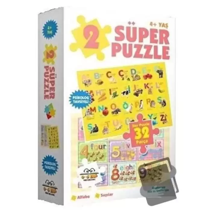 2 Süper Puzzle Alfabe