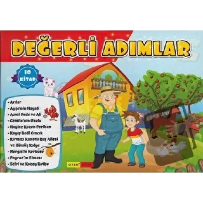 2 ve 3. Sınıflar için Değerli Adımlar Serisi Seti - 10 Kitap Takım