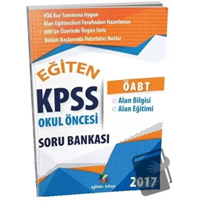 2017 KPSS ÖABT Okul Öncesi Soru Bankası