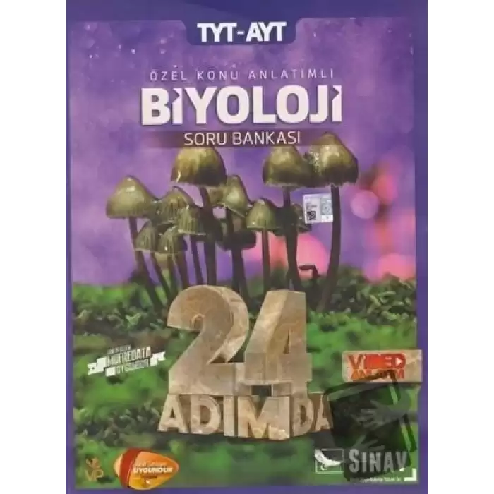 2019 TYT-AYT 24 Adımda Biyoloji Özel Konu Anlatımlı Soru Bankası