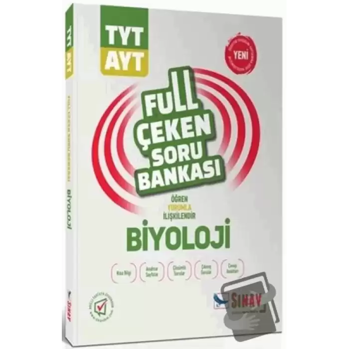 2019 TYT AYT Biyoloji Full Çeken Soru Bankası