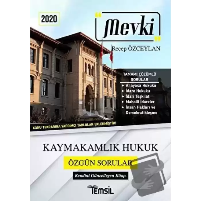 2020 Mevki Kaymakamlık Hukuk Özgün Sorular