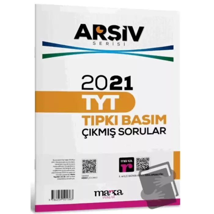 2021 TYT Arşiv Serisi Tıpkı Basım Çıkmış Sorular Tamamı Video Çözümlü