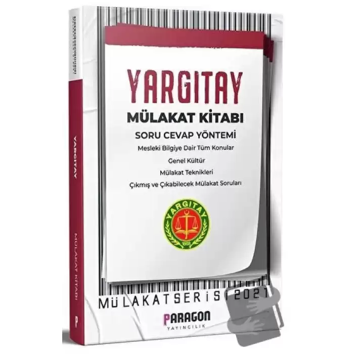 2021 Yargıtay Çıkmış Sorularla Mülakat Kitabı