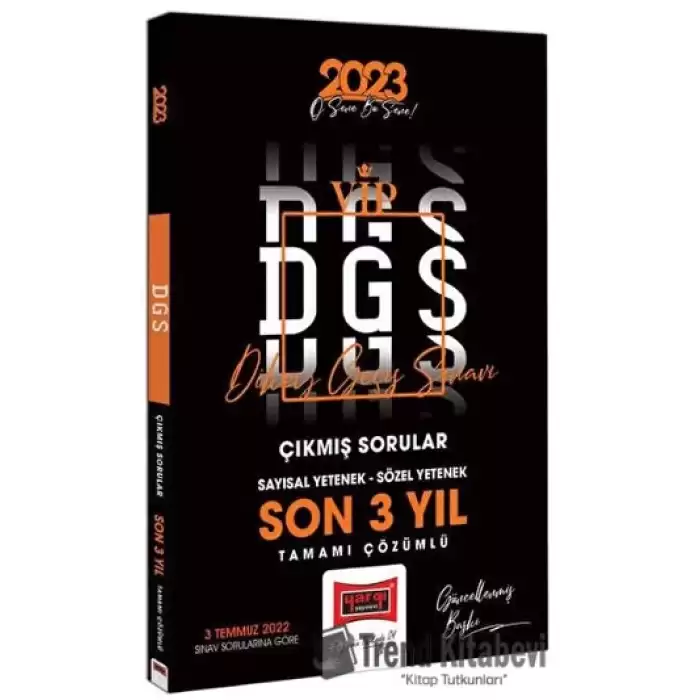 2023 DGS Son 5 Yıl Tamamı Çözümlü Çıkmış Sınav Soruları