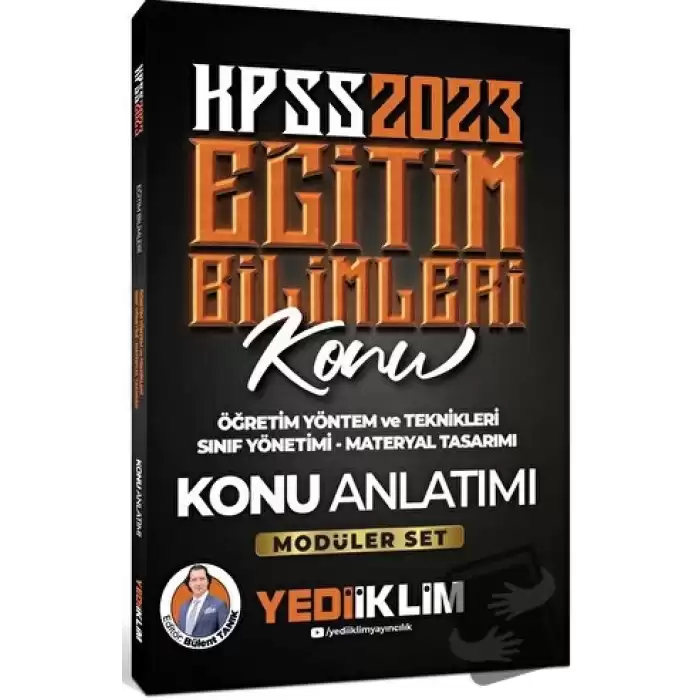 2023 KPSS Eğitim Bilimleri Öğretim Yöntem ve Teknikleri - Sınıf Yönetimi - Materyal Tasarımı Konu Anlatımı (Modüler Set İçerisindeki)