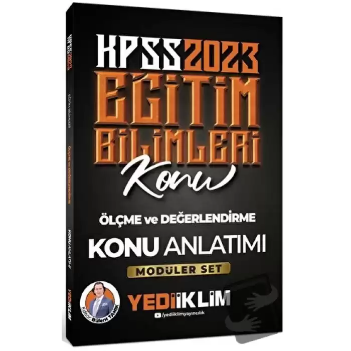 2023 KPSS Eğitim Bilimleri Ölçme ve Değerlendirme Konu Anlatımı (Modüler Set İçerisindeki)