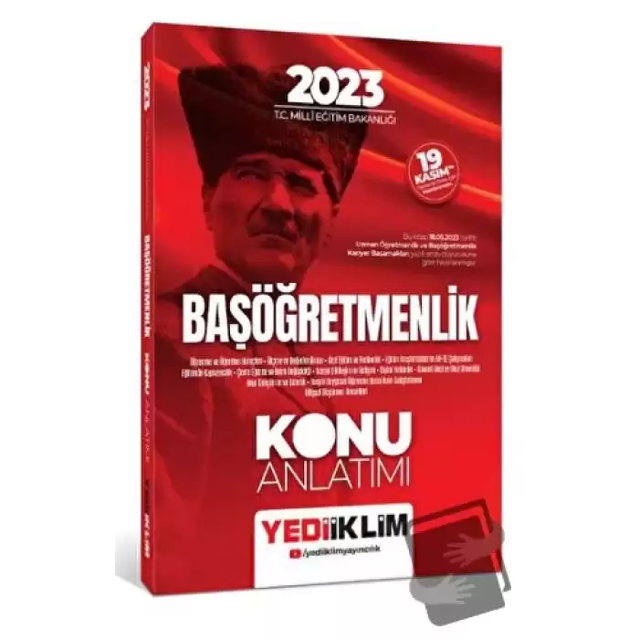 2023 T.C. Millî Eğitim Bakanlığı Başöğretmenlik Konu Anlatımı