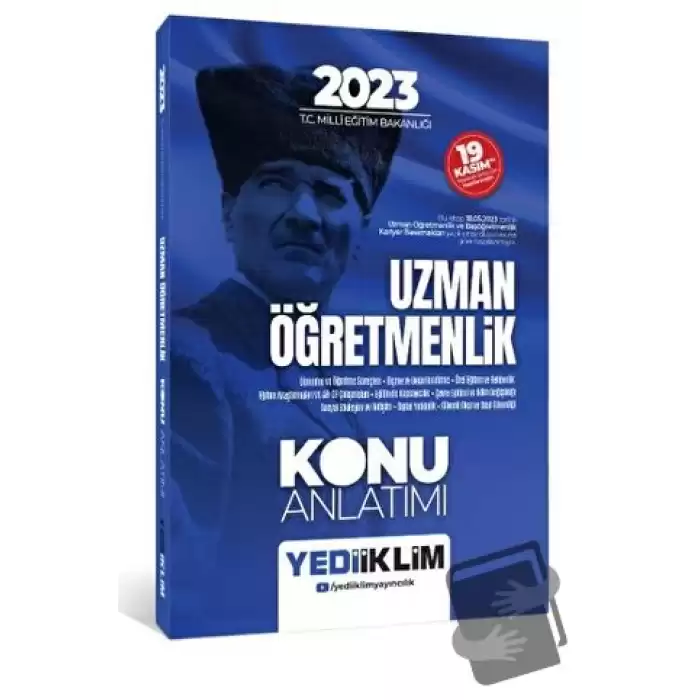 2023 T.C. Millî Eğitim Bakanlığı Uzman Öğretmenlik Konu Anlatımı