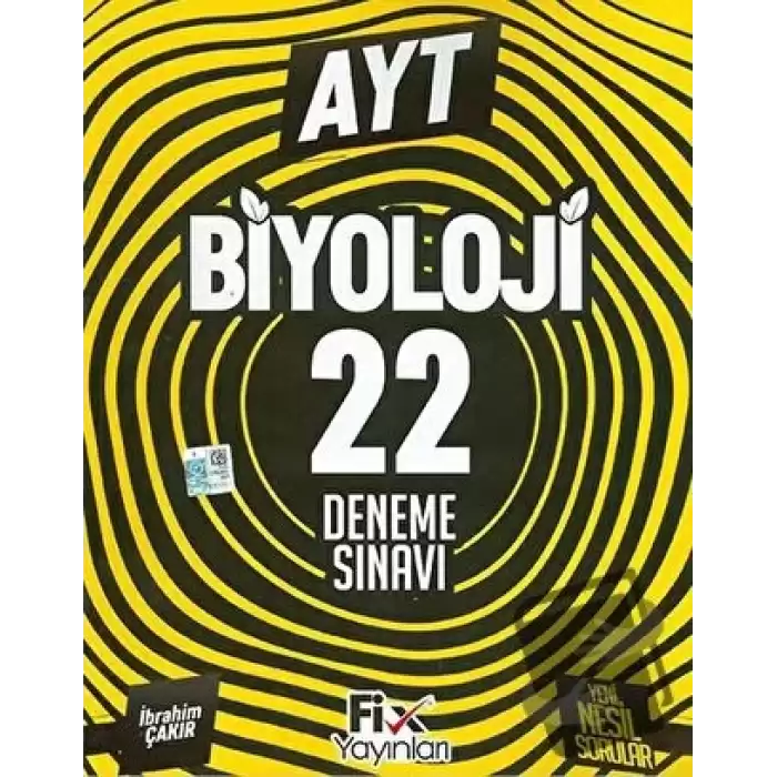 2024 AYT Biyoloji 22 Denemeleri