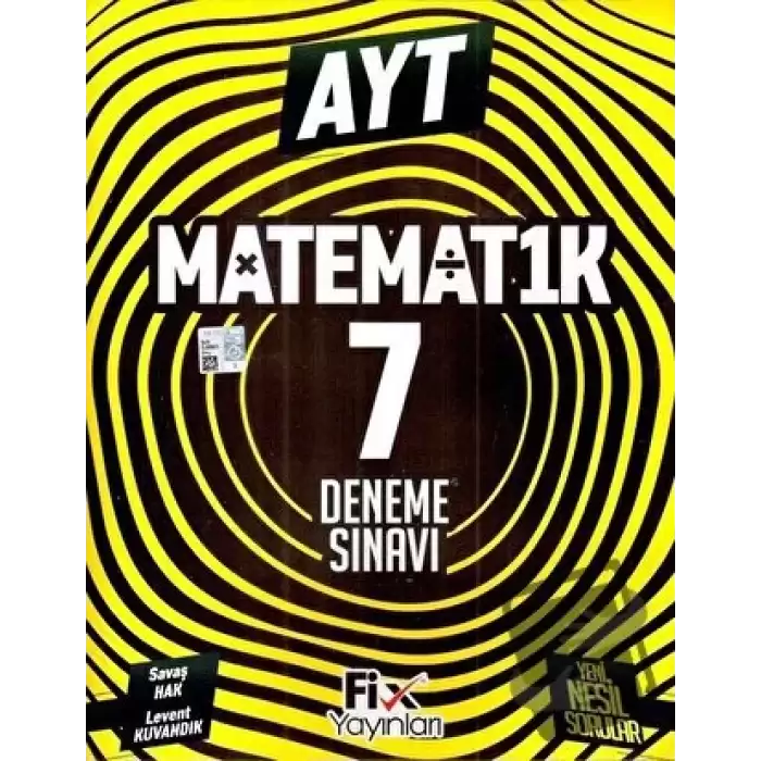 2024 AYT Matematik 7 Denemeleri