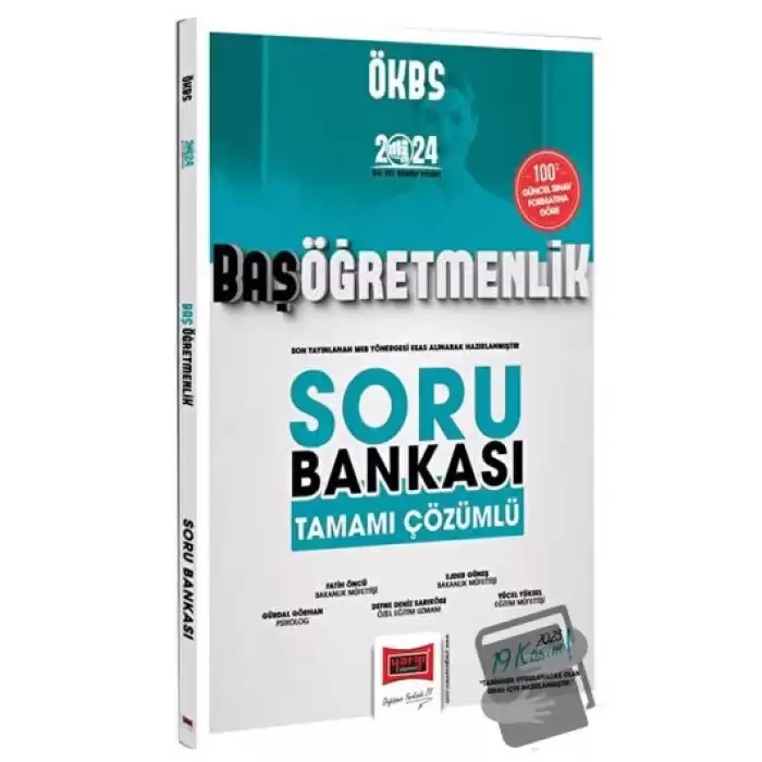 2024 Başöğretmenlik Soru Bankası