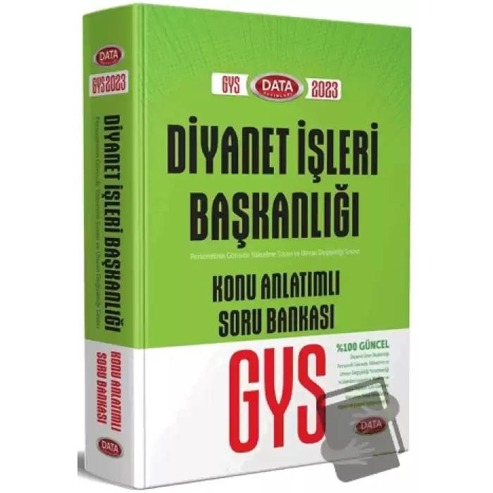 2024 GYS Diyanet İşleri Başkanlığı Konu Anlatımlı Soru Bankası Görevde Yükselme