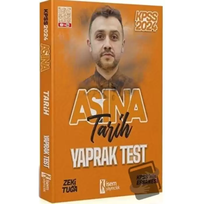 2024 KPSS Aşina Tarih Yaprak Test