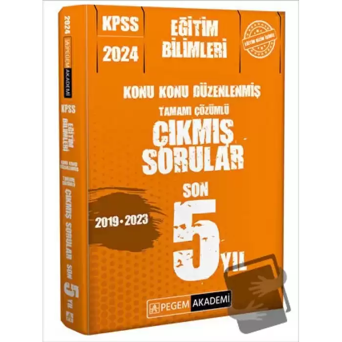 2024 KPSS Eğitim Bilimleri Konu Konu Düzenlenmiş Tamamı Çözümlü Çıkmış Sorular Son 5 Sınav